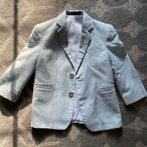 Sean John light blue blazer suit coat
